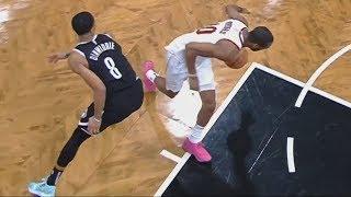 Alec Burks Game Winner Dunk 3.2 Secs Left vs Nets 2018-19 NBA Season