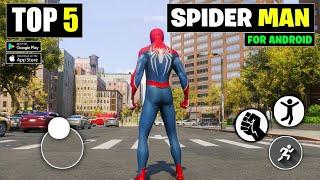 Top 5 Best Spider Man Games For Android  Best spiderman games for android 2023