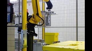 Palletizing Robot Handling a Variety of Boxes