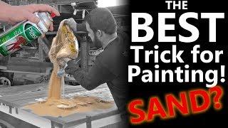 How To Save Time Painting 3D Projects  Masking Paint Jobs with Sand