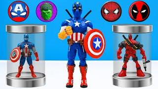 How to make superhero Captain America mod deadpool thanos and Spider man Hulk Irronman with clay