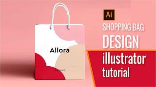 Shopping Bag Design Tutorial  Dieline  How to Make Shopping Bag Layout in Illustrator