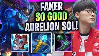 FAKER IS SO GOOD WITH AURELION SOL - T1 Faker Plays Aurelion Sol Mid vs Xerath  Season 2024