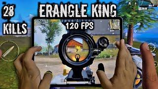 ERANGLE KING IS BACK  120 FPS IPAD PRO HANDCAM  PUBG MOBILE