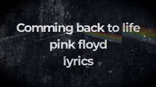 Coming back to life - pink floyd  lyrics