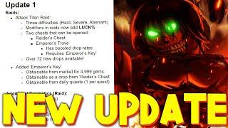 ATTACK ON TITAN REVOLUTION UPDATE 1 NEW CODES RAIDS & MORE