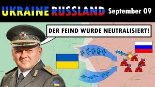 Donezk-Front Die Ukrainische Armee hat Russische Stellungen effektiv unter Beschuss genommen