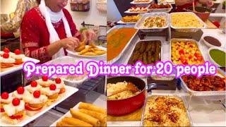 Arranged Buffet at home for 20 people aloneComplete Dawat Menu