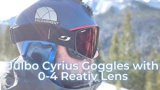 Julbo Cyrius Goggles with 0-4 Reactiv Lens - One Lens to Rule Them All