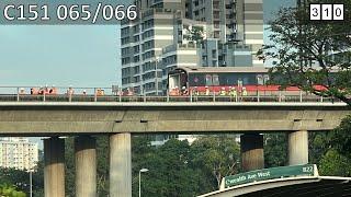 DerailedSMRT KHI C151 065066  Derailed Before Ulu Pandan Depot