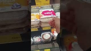 Цены на оливье и салад крабовый в продуктовом магазине в России. 2 апреля 2022. #shorts