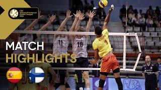 Spain vs. Finland - Match Highlights  European Golden League Men 2024