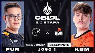 FURIA x KABUM  DESEMPATE - MD1  CBLOL 2024 2ª Etapa  Ilha das Lendas