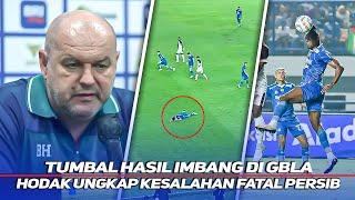 HODAK BARU SAJA UNGKAP FAKTA️Persib Kehilangan Sosok Sentralnya Hodak Bongkar Kesalahan Fatal