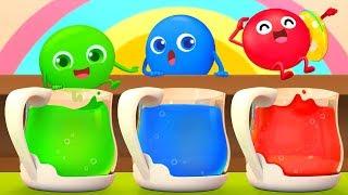 Five Color Candies  Nursery Rhymes  Kids Songs  BabyBus