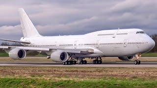 Last TEST FLIGHT ever of the first 747-8BBJ  N458BJ  that was scrapped in 2022.