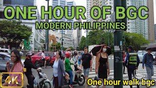 The Most Modern City in PhilippinesOne Hour Walk in BGC TaguigBonifacio Global City Phil.4K