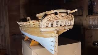 Building Ship Model - The Carolina 24 Cannons Scale 165