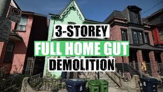 We Haul Disposal - Toronto Full Home Gut Demolition Video Summary