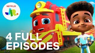 Mighty Express Season 1 FULL EPISODE 1-4 Compilation  Netflix Jr