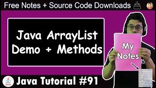 ArrayList in Java Demo & Methods
