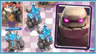  Я ПОМОЛЮСЬ ЗА ТВОЕ ОЧКО ЛУЧШАЯ КОЛОДА С ГОЛЕМОМ 2023  Clash Royale