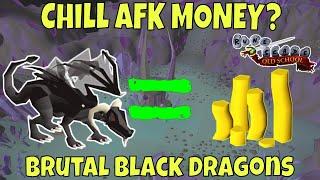 Killing Brutal Black Dragons For 1 Hour  OSRS Money Making