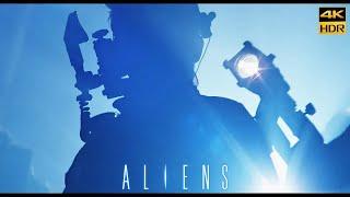 Aliens 1986 Powerplant Scene Movie Clip - 4K UHD HDR Upscale New Version