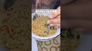 Padahal mah cuman mie instant tapi klo puasa gini asa kepengen..  #ramadan #lucu #kuliner