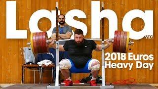 Lasha Talakhadze Heavy Training 200kg Snatch before 2018 European Championships