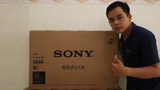 Sony Bravia Smart TV Unboxing W60 D 32 Inch  First Start Setup Setting
