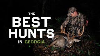 Over 1 HOUR of Monster Buck Hunts  Giant Bucks from Georgia  Realtree Deer Hunts