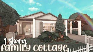 1 story family cottage with advanced placement   bloxburg speedbuild  luminto