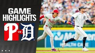 Phillies vs. Tigers Game Highlights 62624  MLB Highlights