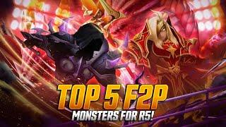 Top 5 F2P Monsters for Solo R5