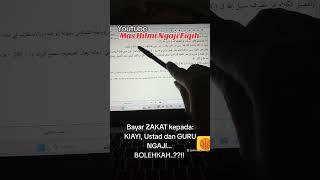 bayar zakat untuk guru ngaji & kiayi apakah sah dan boleh?