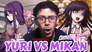 TWO DEPRESSED TEENS RAP BATTLE  Yuri Vs Mikan Tsunami - Bad Idea Rap Battles REACTION