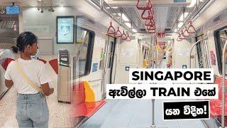 Getting Around Singapore by Train  Public Transport in Singapore - Part 2 Sinhala