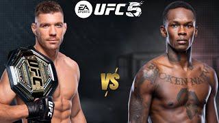 UFC 5 DRICUS DU PLESSIS VS. ISRAEL ADESANYA FOR THE UFC WORLD MIDDLEWEIGHT CHAMPIONSHIP BELT