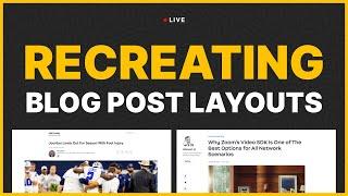 Creating Blog Posts Layouts with GeneratePress & GenerateBlocks LIVE