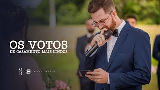 OS VOTOS DE CASAMENTO MAIS LINDOS QUE VOCÊ VERÁ HOJE  Giulia & Bruno  Casamento ao ar livre