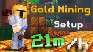 I Bought a Gold Mining Setup in Hypixel Skyblock