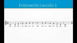 Escala musical. Aprende a cantar las notas musicales Lección 1