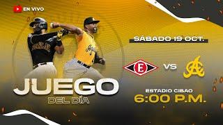 LEONES DEL ESCOGIDO VS ÁGUILAS CIBAEÑAS  SERIE REGULAR 2024-25