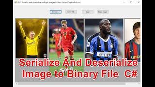 C# Serialize And Deserialize Image to Binary File