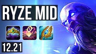 RYZE vs FIZZ MID  1129 700+ games Legendary  EUW Master  12.21