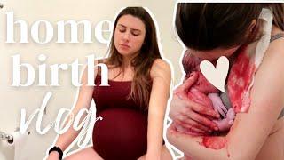 HOME BIRTH VLOG  Positive Labor + Birth + Surprise Gender *RAW*