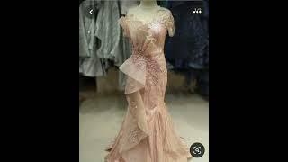 dress brokat unik dan cantik