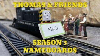 Thomas and Friends Season 3 Nameboards - 2022 DanThe25Man