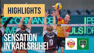 BADEN VOLLEYS SSC Karlsruhe - WWK Volleys Herrsching  Highlights Volleyball Bundesliga